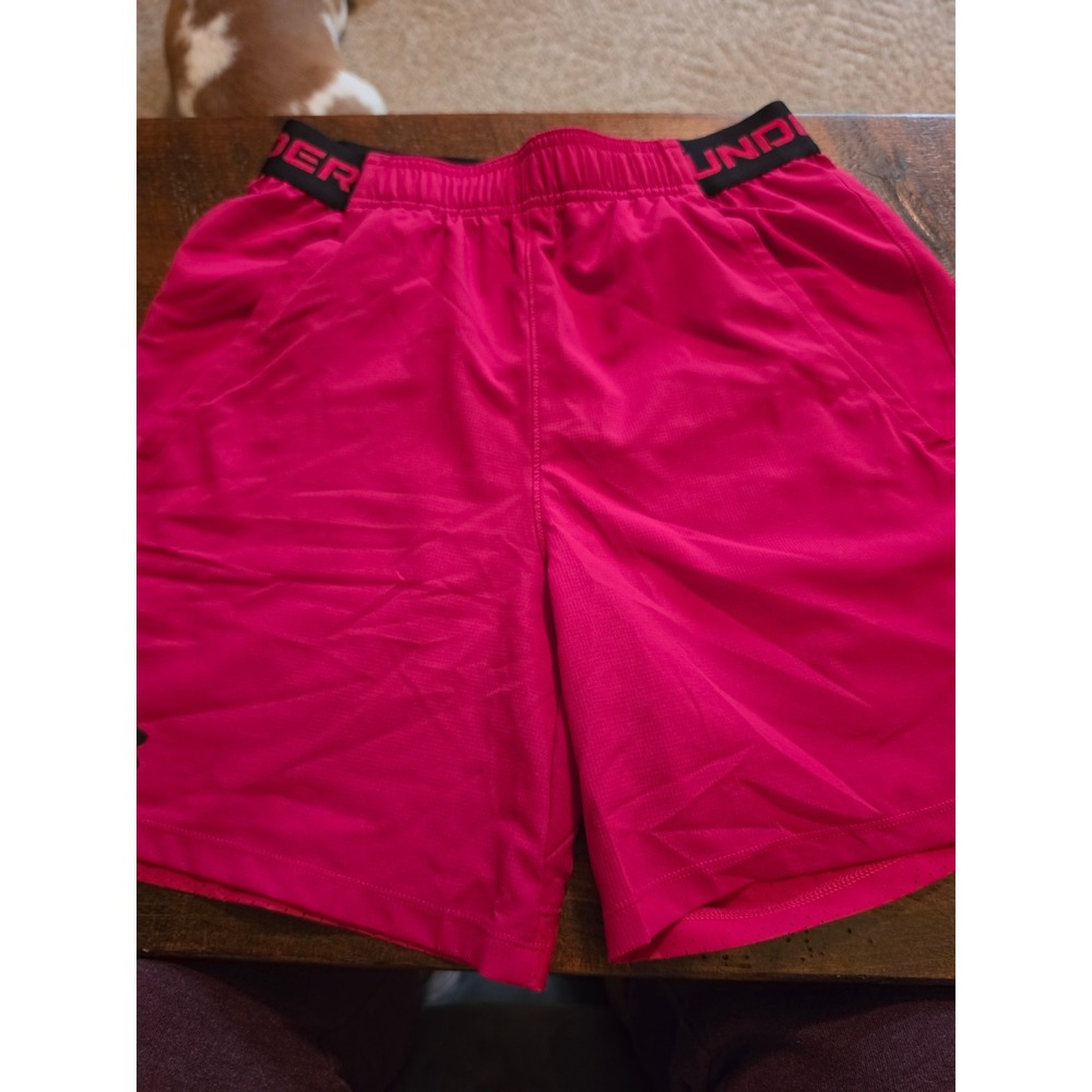 Under Armour Vanish Woven 6in Shorts Mens Small Pink Athletic Gym